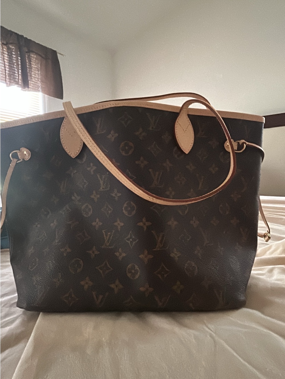 Louis Vuitton neverfull mm and Bag with Receipt